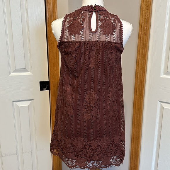 Super cute NO Boundaries plum colored stretchy dress Size Small - Picture 3 of 7